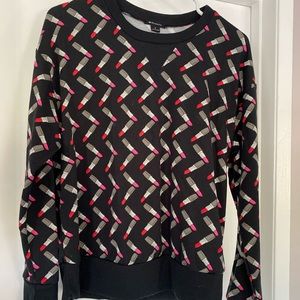 Lipstick sweatshirt